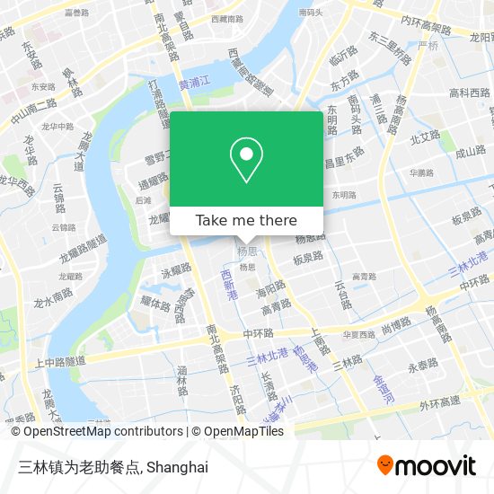 三林镇为老助餐点 map