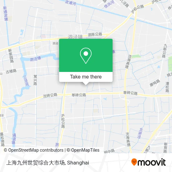 上海九州世贸综合大市场 map