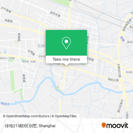 绿地21城D区别墅 map