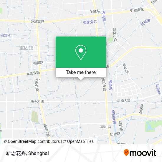 新念花卉 map