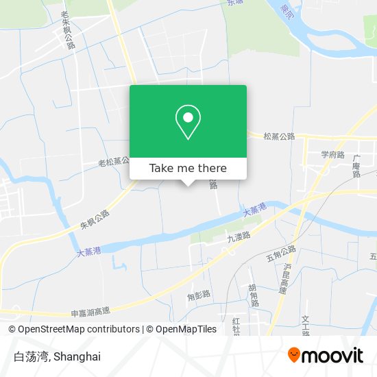 白荡湾 map