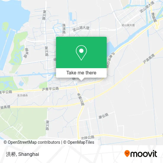 洪桥 map