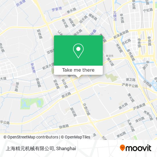 上海精元机械有限公司 map