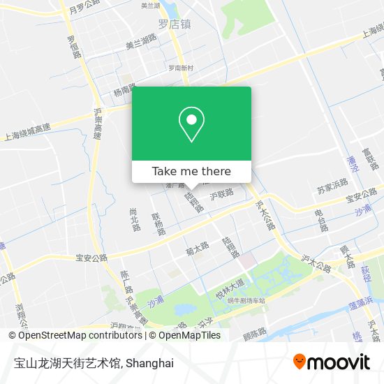 宝山龙湖天街艺术馆 map