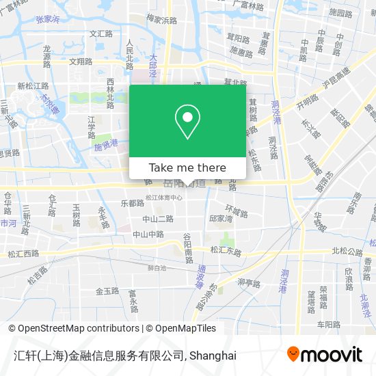 汇轩(上海)金融信息服务有限公司 map