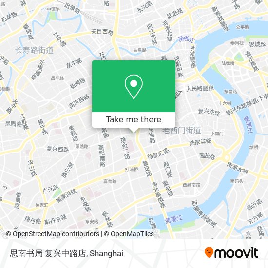 思南书局 复兴中路店 map