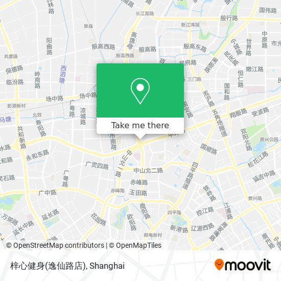 梓心健身(逸仙路店) map