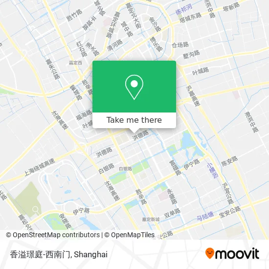 香溢璟庭-西南门 map