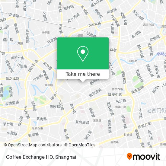 Coffee Exchange HQ map