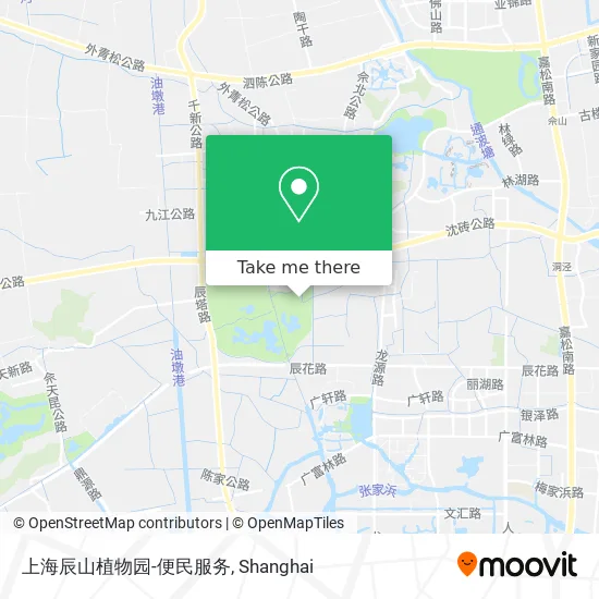上海辰山植物园-便民服务 map