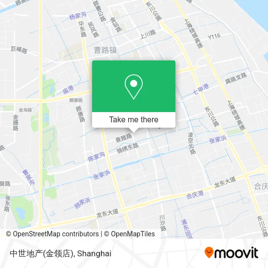 中世地产(金领店) map