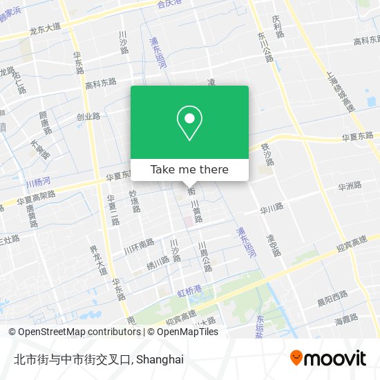 北市街与中市街交叉口 map