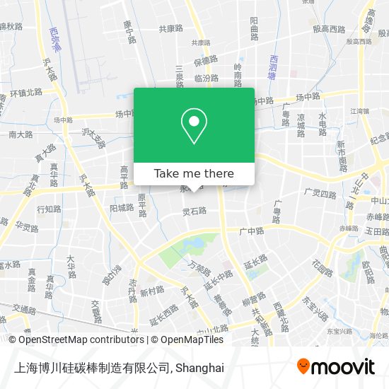 上海博川硅碳棒制造有限公司 map
