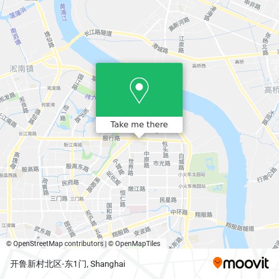 开鲁新村北区-东1门 map