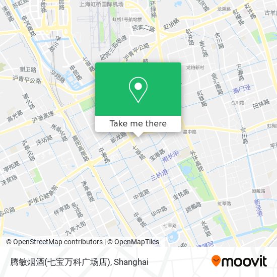 腾敏烟酒(七宝万科广场店) map