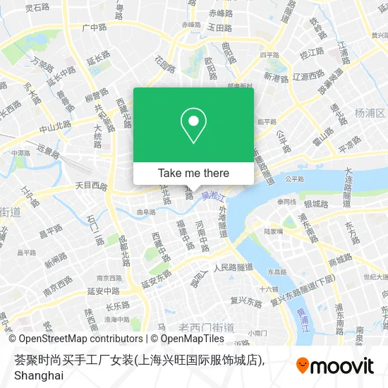 荟聚时尚买手工厂女装(上海兴旺国际服饰城店) map