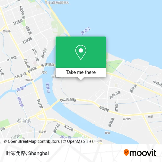 叶家角路 map