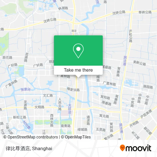 律比尊酒店 map