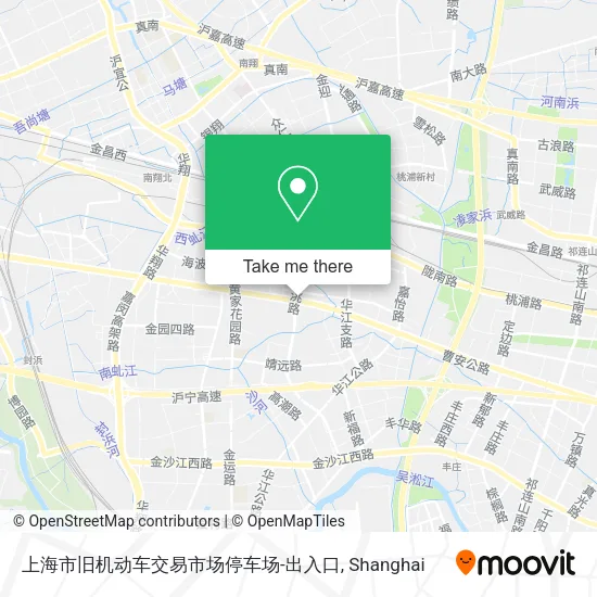 上海市旧机动车交易市场停车场-出入口 map