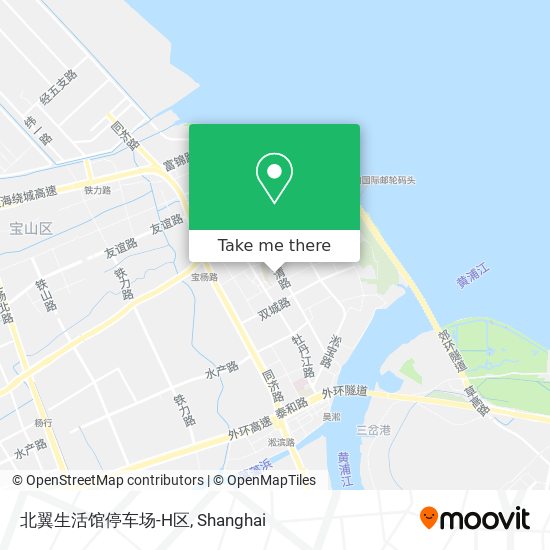 北翼生活馆停车场-H区 map