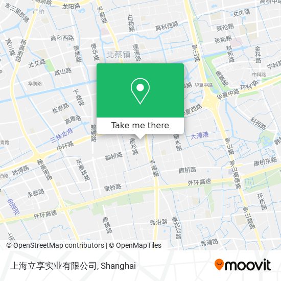 上海立享实业有限公司 map