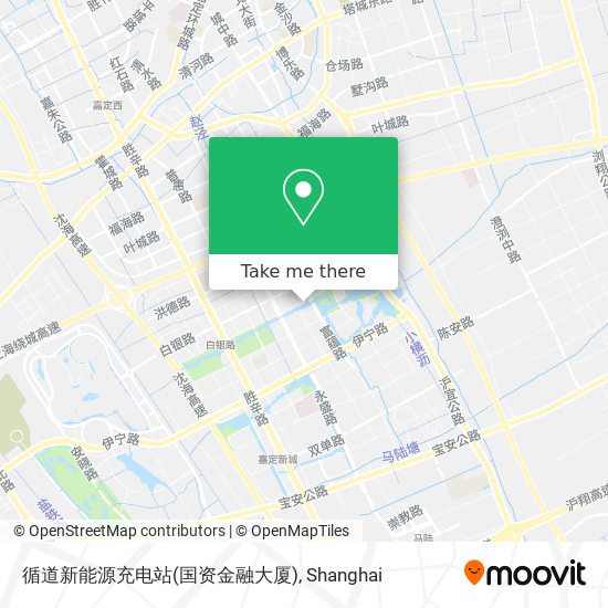 循道新能源充电站(国资金融大厦) map
