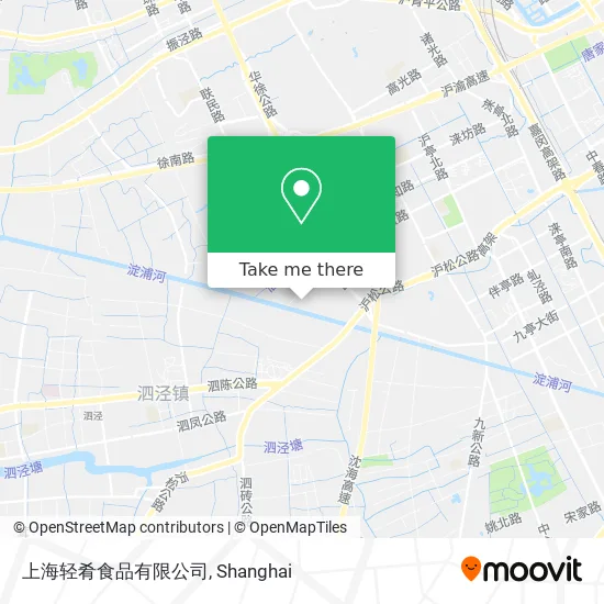 上海轻肴食品有限公司 map