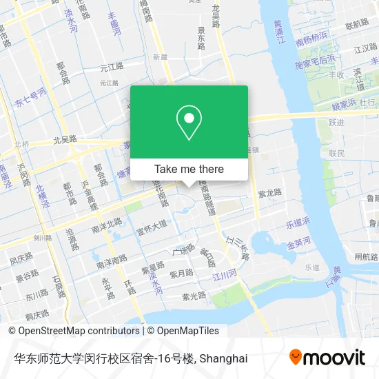 华东师范大学闵行校区宿舍-16号楼 map