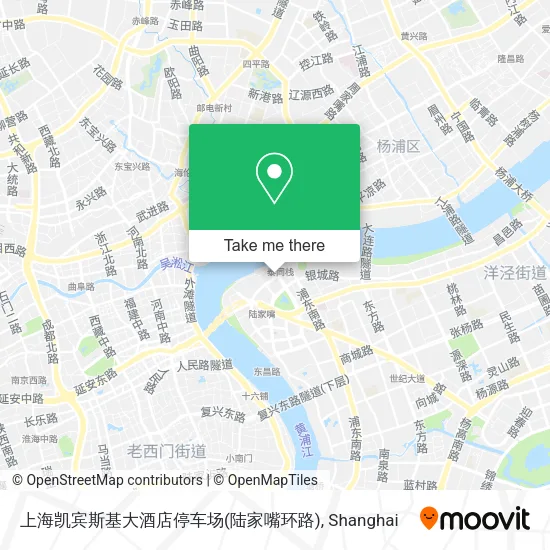 上海凯宾斯基大酒店停车场(陆家嘴环路) map