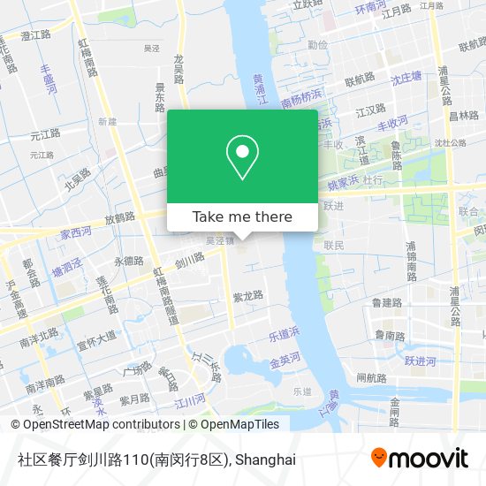 社区餐厅剑川路110(南闵行8区) map