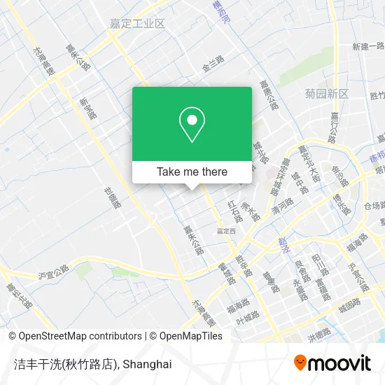 洁丰干洗(秋竹路店) map