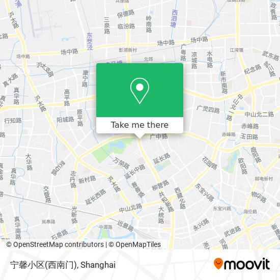 宁馨小区(西南门) map