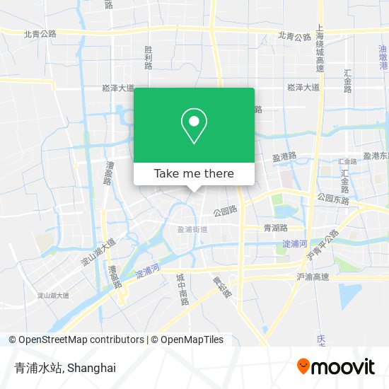 青浦水站 map