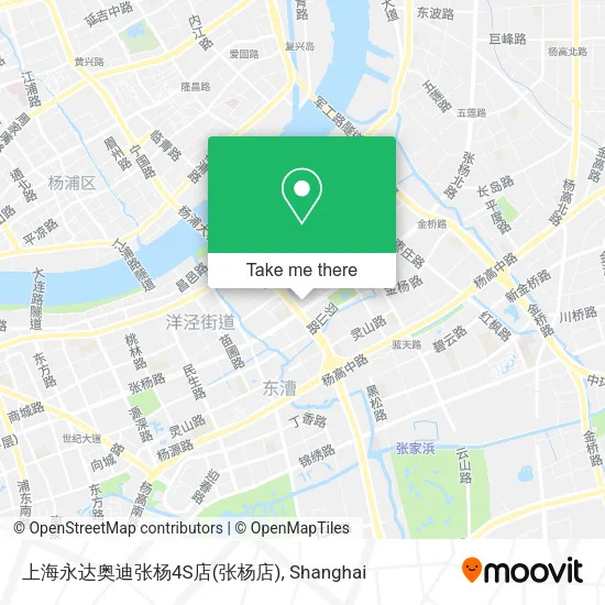 上海永达奥迪张杨4S店(张杨店) map