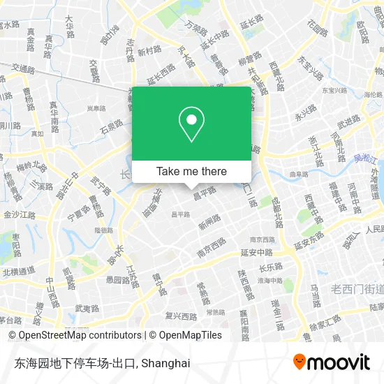 东海园地下停车场-出口 map