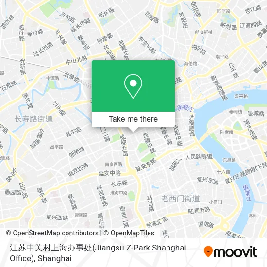 江苏中关村上海办事处(Jiangsu Z-Park Shanghai Office) map
