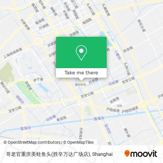 哥老官重庆美蛙鱼头(胜辛万达广场店) map