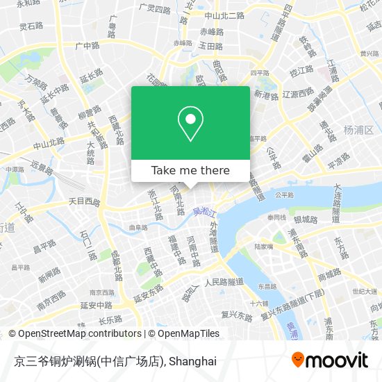 京三爷铜炉涮锅(中信广场店) map