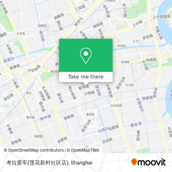 考拉爱车(莲花新村社区店) map