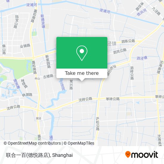 联合一百(德悦路店) map