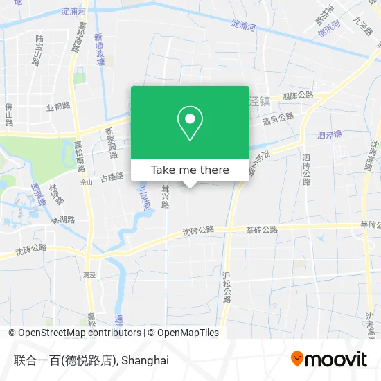联合一百(德悦路店) map