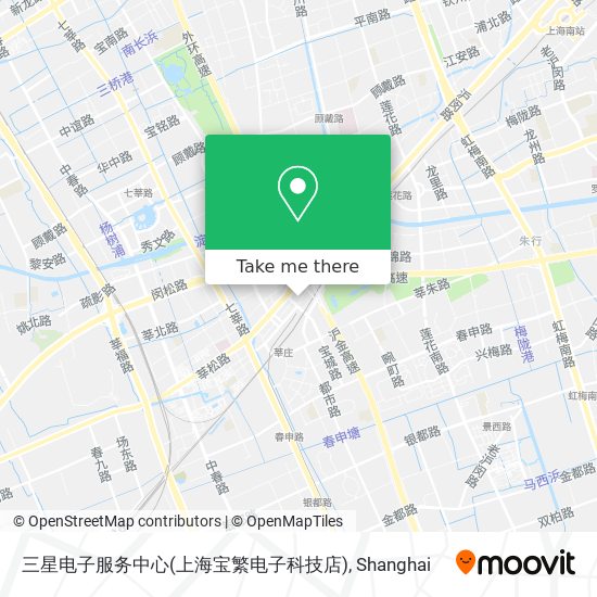 三星电子服务中心(上海宝繁电子科技店) map
