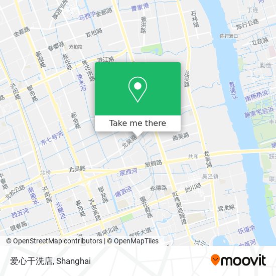 爱心干洗店 map