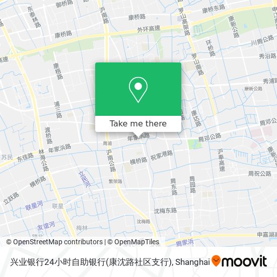 兴业银行24小时自助银行(康沈路社区支行) map