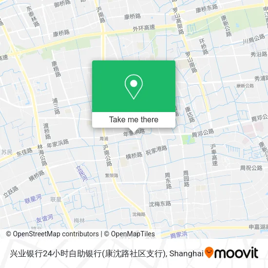 兴业银行24小时自助银行(康沈路社区支行) map