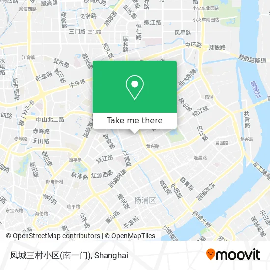 凤城三村小区(南一门) map