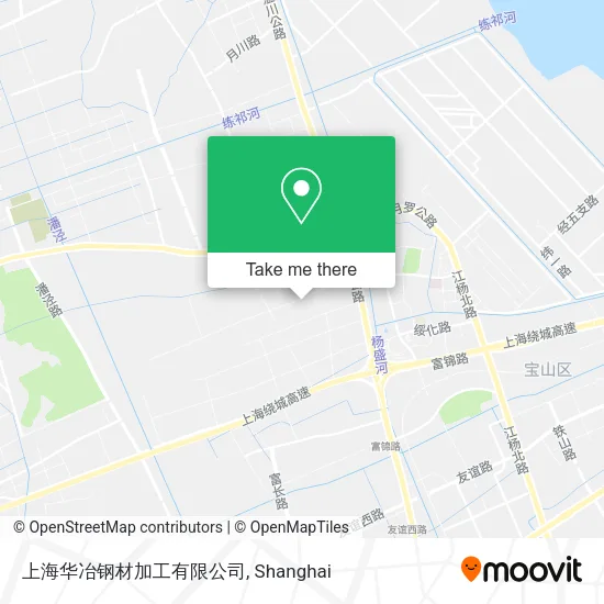 上海华冶钢材加工有限公司 map