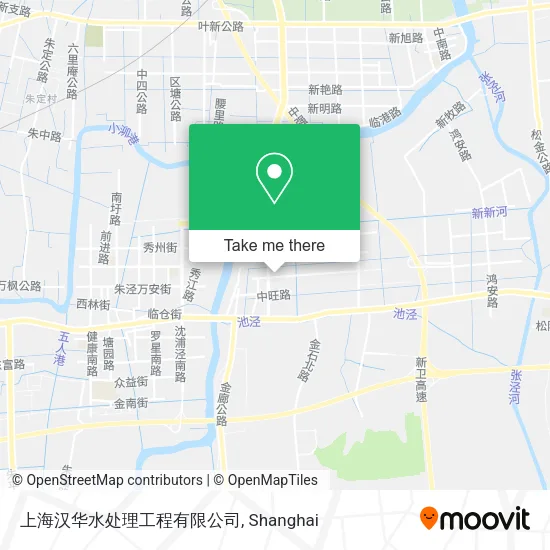 上海汉华水处理工程有限公司 map