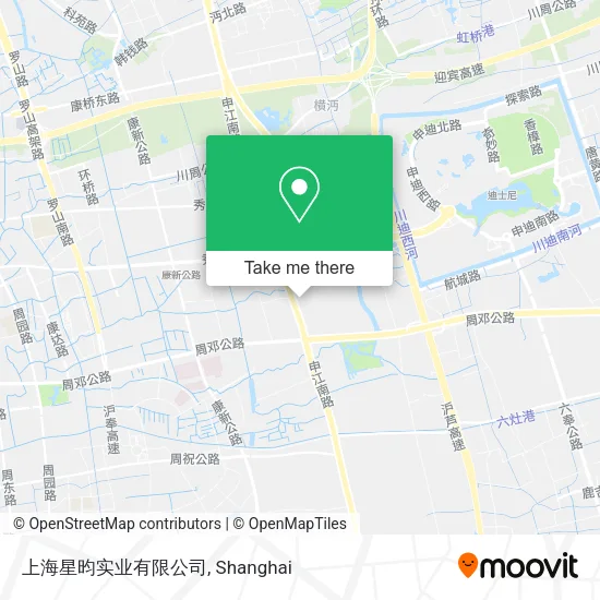 上海星昀实业有限公司 map