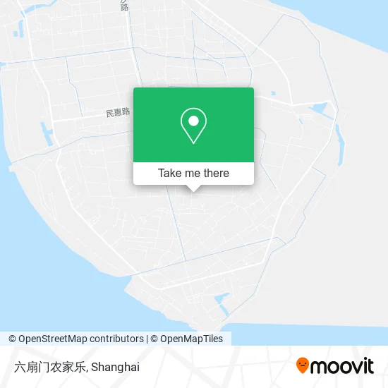 六扇门农家乐 map